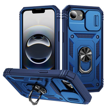 Sliding Camshield TPU + PC Phone Case with Holder, For iPhone 18 Pro / 17 Pro, For iPhone 18 Pro Max / 17 Pro Max, For iPhone 17e / 16e