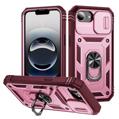 Sliding Camshield TPU + PC Phone Case with Holder, For iPhone 18 Pro / 17 Pro, For iPhone 18 Pro Max / 17 Pro Max, For iPhone 17e / 16e