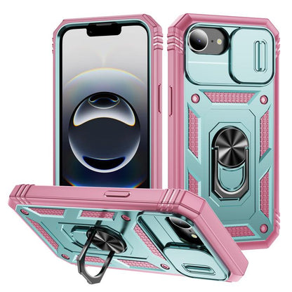 Sliding Camshield TPU + PC Phone Case with Holder, For iPhone 17e / 16e, For iPhone 17 Pro Max, For iPhone 17 Pro
