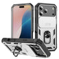 Sliding Camshield TPU + PC Phone Case with Holder, For iPhone 18 Pro / 17 Pro, For iPhone 18 Pro Max / 17 Pro Max, For iPhone 17e / 16e