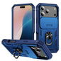 Sliding Camshield TPU + PC Phone Case with Holder, For iPhone 18 Pro / 17 Pro, For iPhone 18 Pro Max / 17 Pro Max, For iPhone 17e / 16e