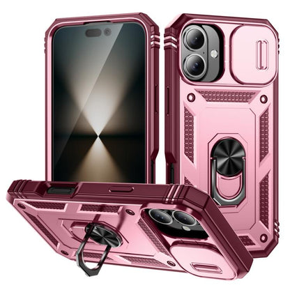 Sliding Camshield TPU + PC Phone Case with Holder, For iPhone 17, For iPhone Air, For iPhone 16 Pro Max