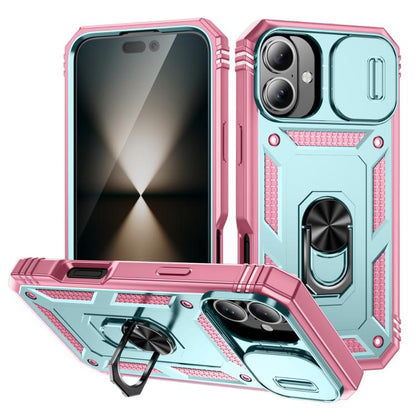 Sliding Camshield TPU + PC Phone Case with Holder, For iPhone 17, For iPhone Air, For iPhone 16 Pro Max