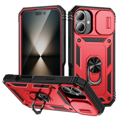 Sliding Camshield TPU + PC Phone Case with Holder, For iPhone 17, For iPhone Air, For iPhone 16 Pro Max