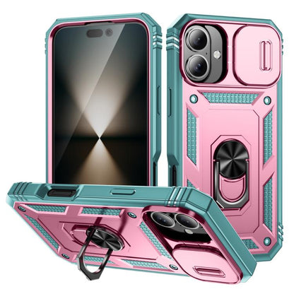 Sliding Camshield TPU + PC Phone Case with Holder, For iPhone 17, For iPhone Air, For iPhone 16 Pro Max