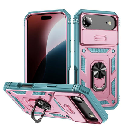 Sliding Camshield TPU + PC Phone Case with Holder, For iPhone 17, For iPhone Air, For iPhone 16 Pro Max