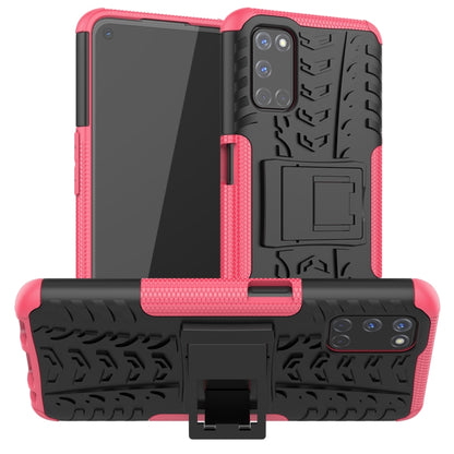 Tire Texture Shockproof TPU+PC Protective Case with Holder