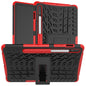 Tire Texture Shockproof TPU+PC Protective Case with Holder