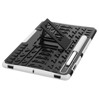 Tire Texture Shockproof TPU+PC Protective Case with Holder