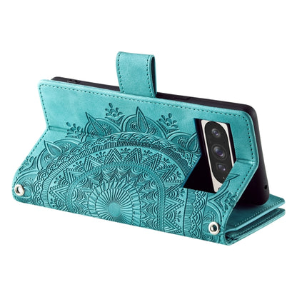 Multi-Card Totem Zipper Leather Phone Case