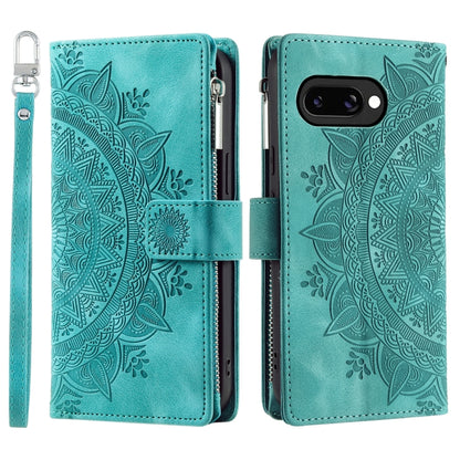 Multi-Card Totem Zipper Leather Phone Case