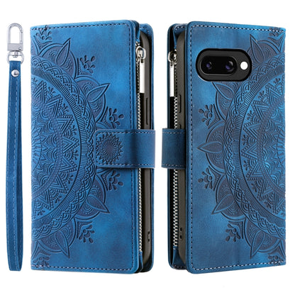 Multi-Card Totem Zipper Leather Phone Case