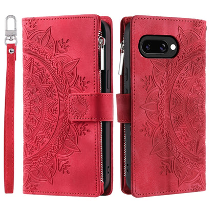 Multi-Card Totem Zipper Leather Phone Case