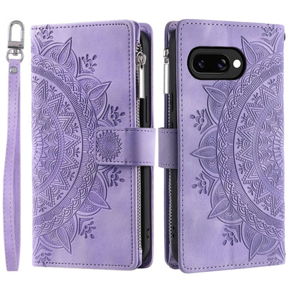 Multi-Card Totem Zipper Leather Phone Case