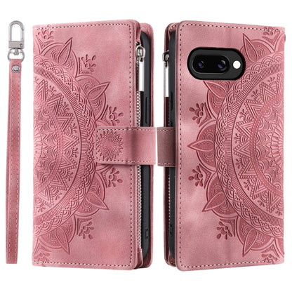 Multi-Card Totem Zipper Leather Phone Case
