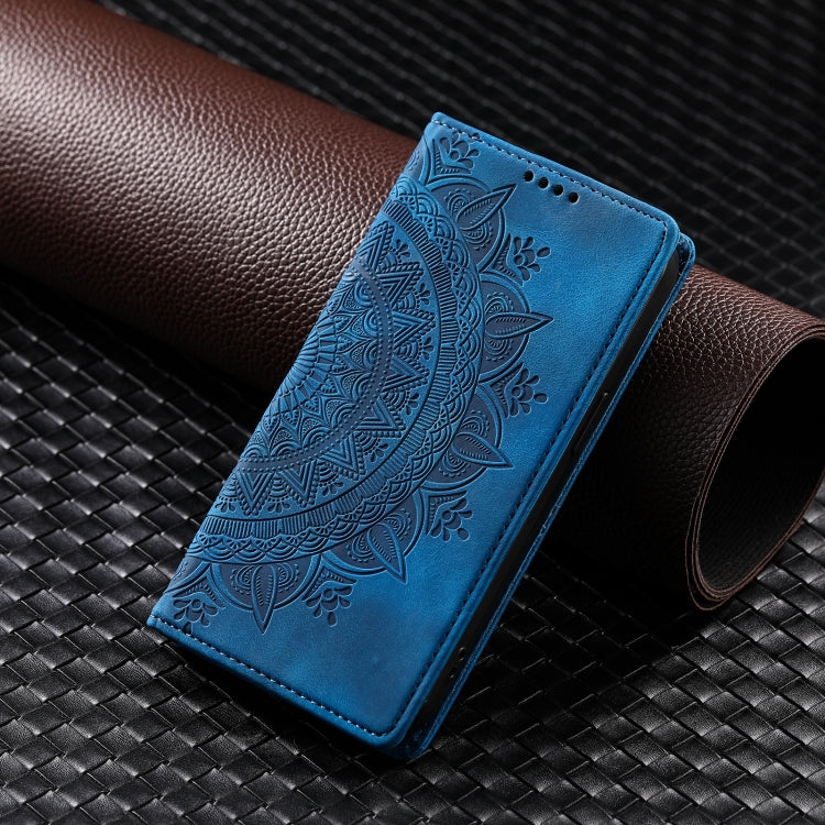 Totem Embossed Magnetic Leather Phone Case