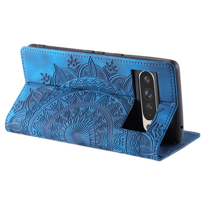 Totem Embossed Magnetic Leather Phone Case