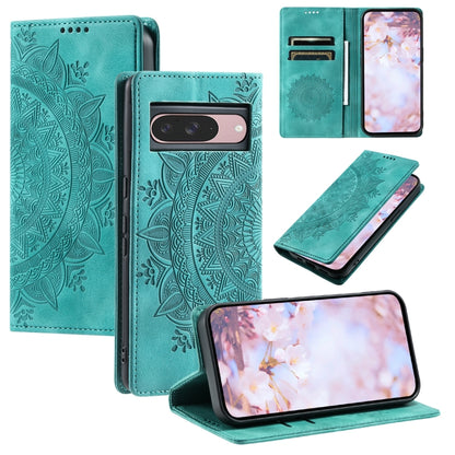 Totem Embossed Magnetic Leather Phone Case