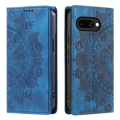 Totem Embossed Magnetic Leather Phone Case