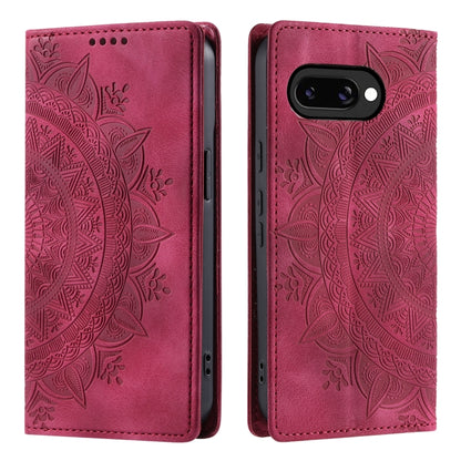 Totem Embossed Magnetic Leather Phone Case