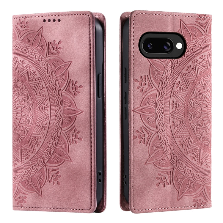 Totem Embossed Magnetic Leather Phone Case