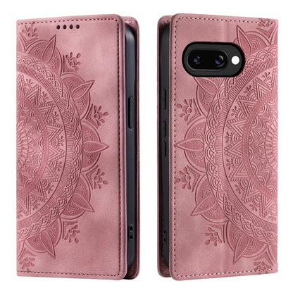 Totem Embossed Magnetic Leather Phone Case