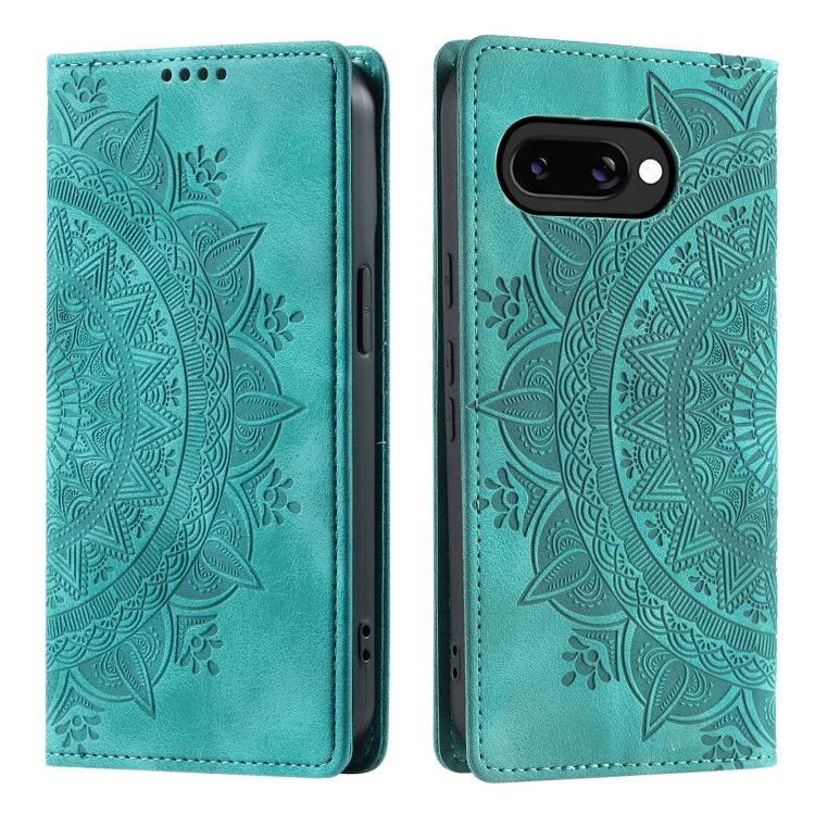 Totem Embossed Magnetic Leather Phone Case