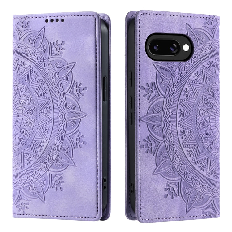 Totem Embossed Magnetic Leather Phone Case