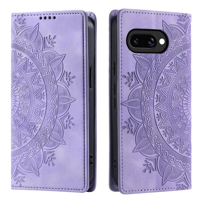 Totem Embossed Magnetic Leather Phone Case
