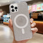Acrylic Transparent Glitter MagSafe Phone Case, For iPhone 14 Pro Max, For iPhone 13 Pro Max, For iPhone 13 Pro, For iPhone 13