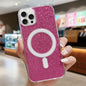 Acrylic Transparent Glitter MagSafe Phone Case, For iPhone 14 Pro Max, For iPhone SE 2022 / 2020 / 8 / 7, For iPhone 13 Pro Max, For iPhone 13 Pro