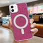 Acrylic Transparent Glitter MagSafe Phone Case, For iPhone 12 / 12 Pro, For iPhone 12 Pro Max, For iPhone 11 Pro Max, For iPhone 11