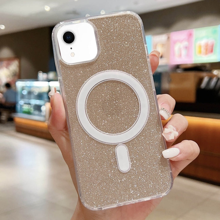 Acrylic Transparent Glitter MagSafe Phone Case