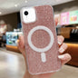 Acrylic Transparent Glitter MagSafe Phone Case