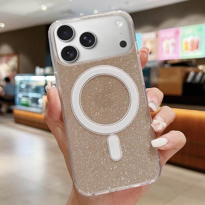 Acrylic Transparent Glitter MagSafe Phone Case
