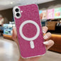 Acrylic Transparent Glitter MagSafe Phone Case