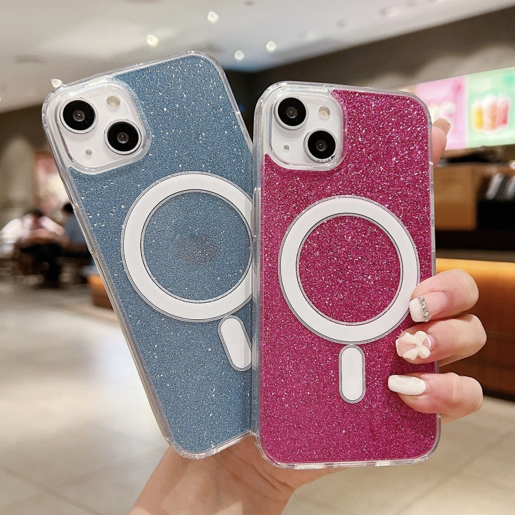 Acrylic Transparent Glitter MagSafe Phone Case, For iPhone 16, For iPhone 15 Pro Max, For iPhone 15 Pro, For iPhone 15 Plus