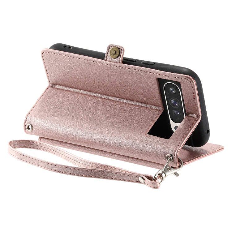 Wallet Multi-card Slot Leather Phone Case with Lanyard