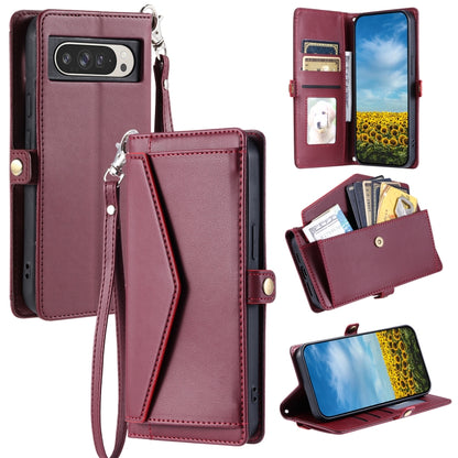 Wallet Multi-card Slot Leather Phone Case with Lanyard
