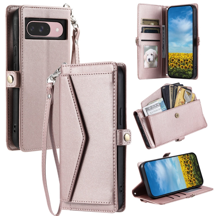 Wallet Multi-card Slot Leather Phone Case with Lanyard