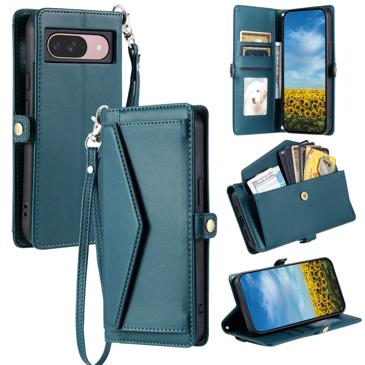 Wallet Multi-card Slot Leather Phone Case with Lanyard