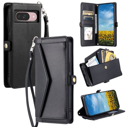 Wallet Multi-card Slot Leather Phone Case with Lanyard