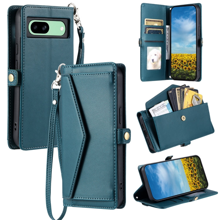 Wallet Multi-card Slot Leather Phone Case with Lanyard