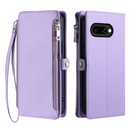 Leather Stitching Multi-card Slot Zipper Phone Case