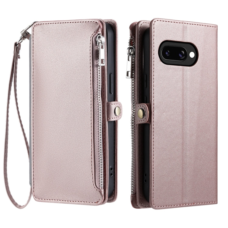 Leather Stitching Multi-card Slot Zipper Phone Case