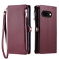 Leather Stitching Multi-card Slot Zipper Phone Case