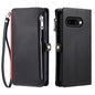 Leather Stitching Multi-card Slot Zipper Phone Case