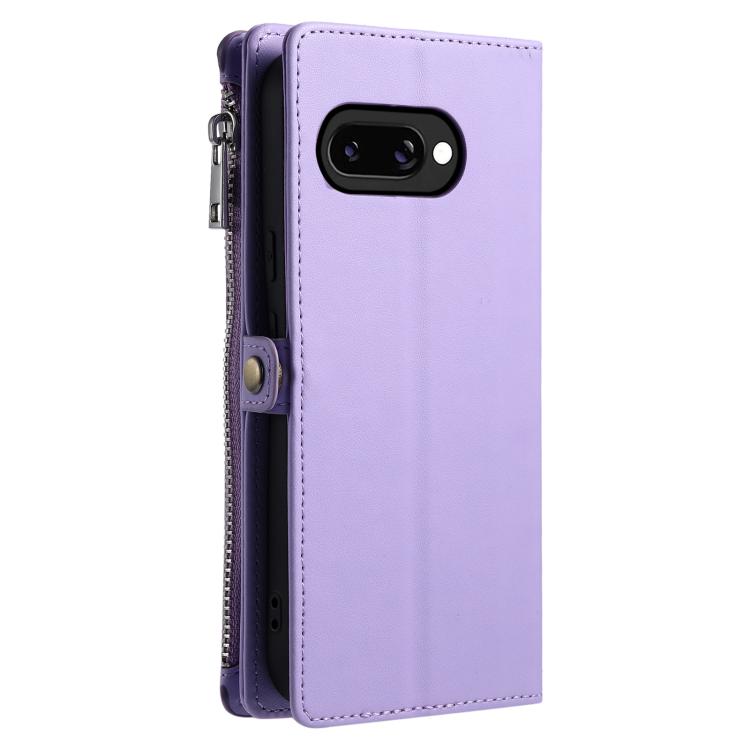 Leather Stitching Multi-card Slot Zipper Phone Case, For Google Pixel 10a, For Google Pixel 10 Pro XL, For Google Pixel 10 / 10 Pro, For Google Pixel 9a