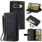 Nine Card Zipper Bag Leather Phone Case with Lanyard, For Google Pixel 10a, For Google Pixel 10 Pro XL, For Google Pixel 10 / 10 Pro, For Google Pixel 9a, For Google Pixel 9 Pro XL, For Google Pixel 9 / 9 Pro