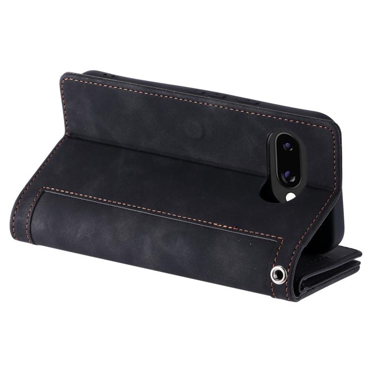 Nine Card Zipper Bag Leather Phone Case with Lanyard, For Google Pixel 10a, For Google Pixel 10 Pro XL, For Google Pixel 10 / 10 Pro, For Google Pixel 9a, For Google Pixel 9 Pro XL, For Google Pixel 9 / 9 Pro